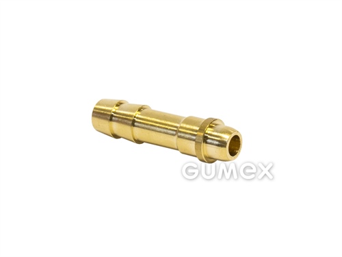 Muffe zur Verschraubung für Druckluft 6mm, für Überwurfmutter G 1/8", 10bar, Konus 45°, Messing, 